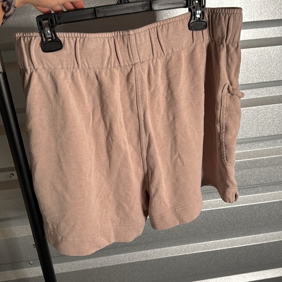 Wrap London Blush Pink Cargo Shorts, Size 12 - Picture 4 of 6